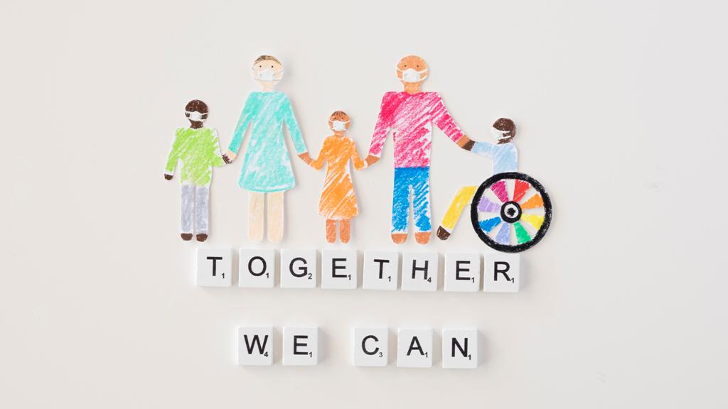 together we can help concept
